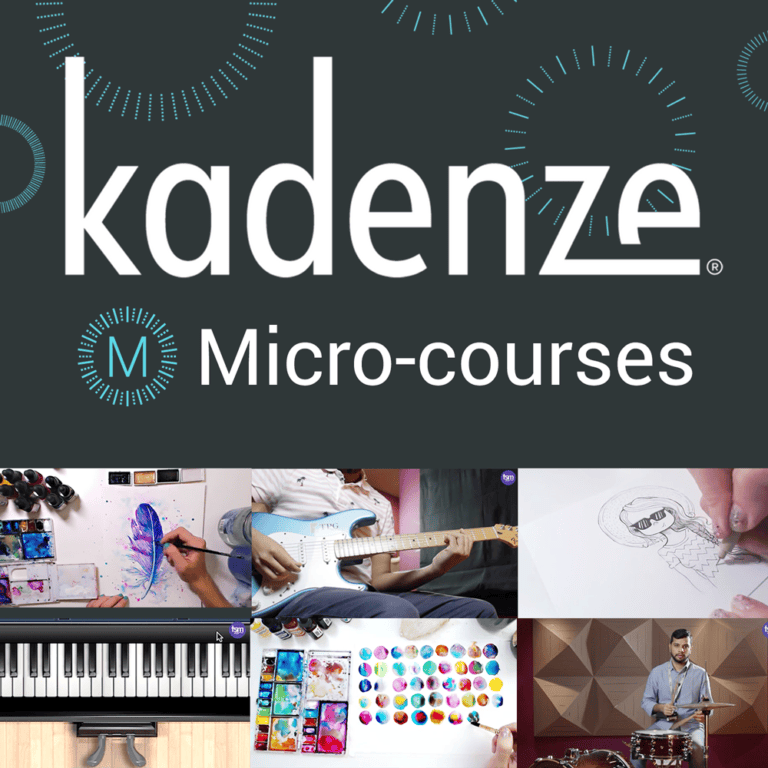 Introducing Kadenze Microcourses Kadenze Blog